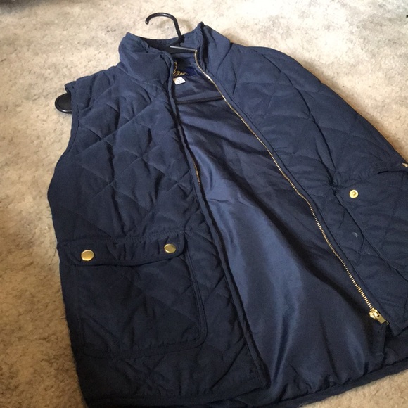 Navy blue women’s vest - Picture 3 of 4